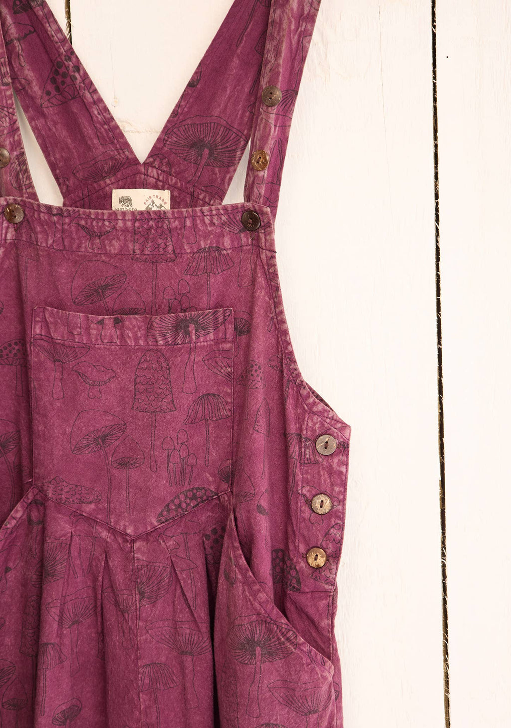 Mushroom Dungarees