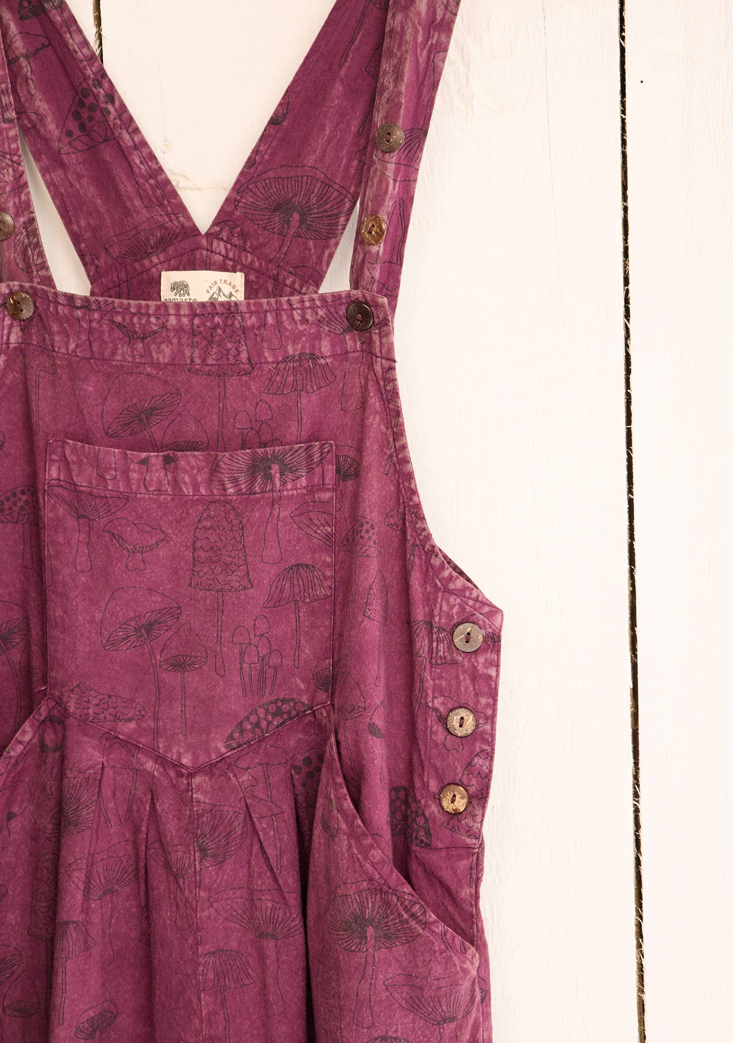 Mushroom Dungarees