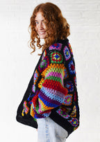 Crochet Rainbow Cardigan
