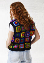Crochet Rainbow Vest