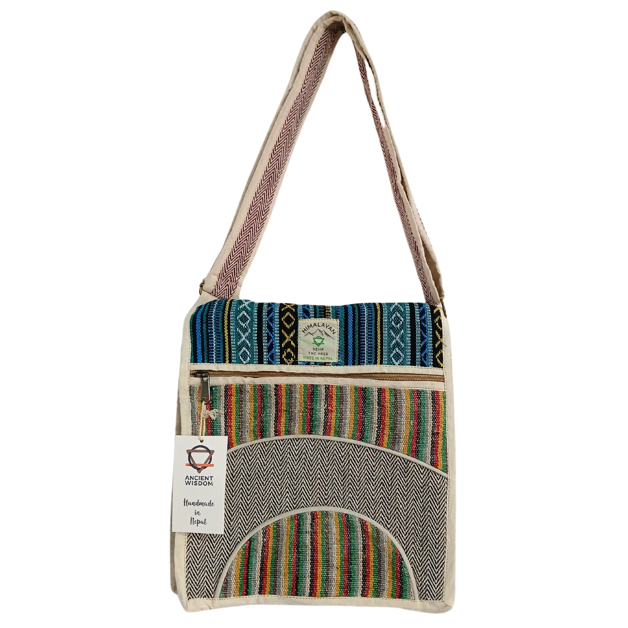 Hemp Laptop Messenger Bag