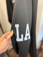 California Slogan Hoodie – Black (One Size)