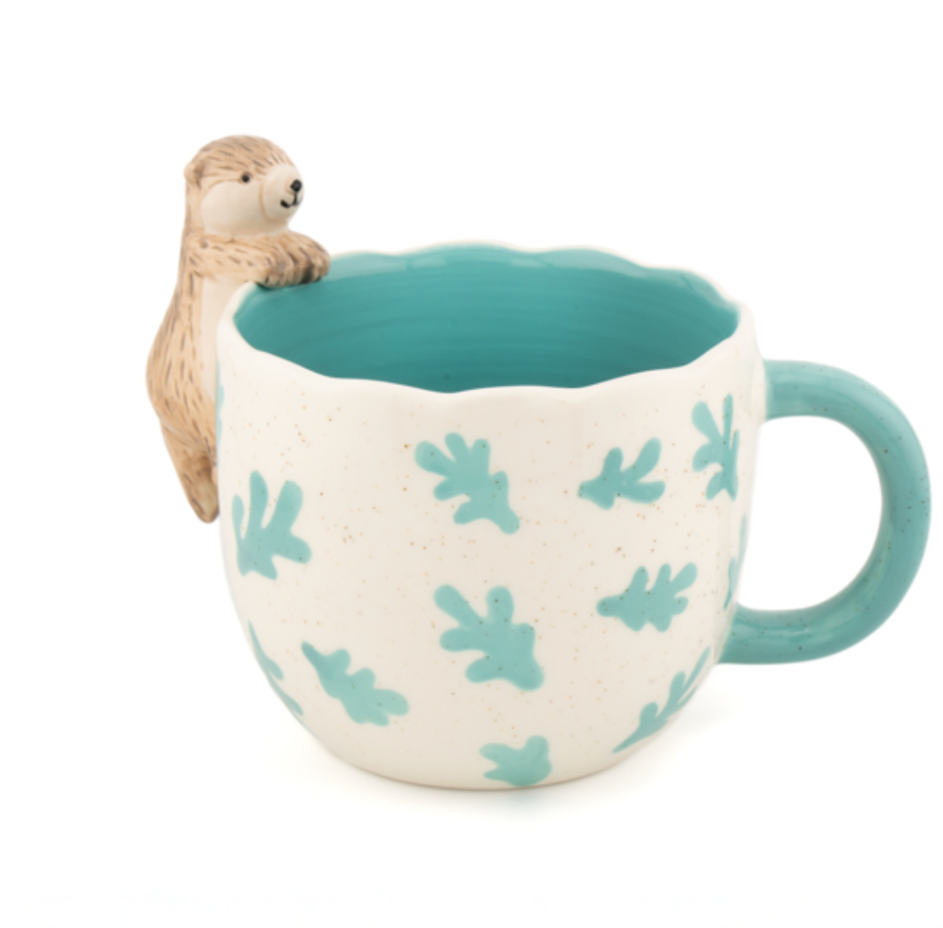 Peeking Otter Mug