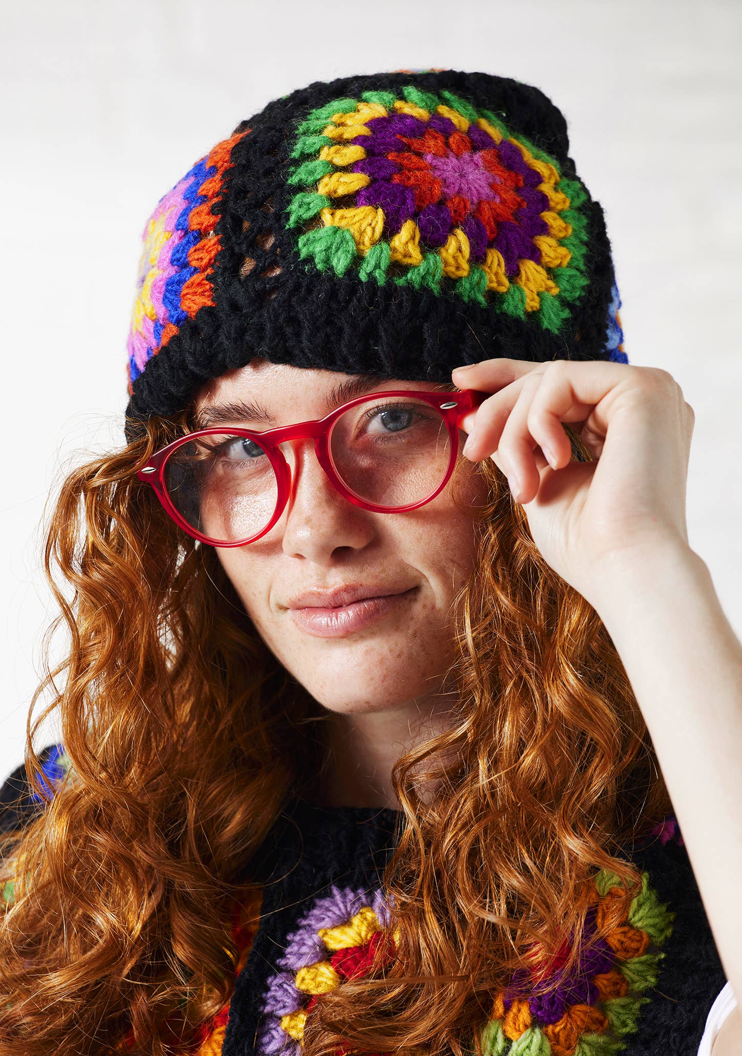Crochet Rainbow Vest