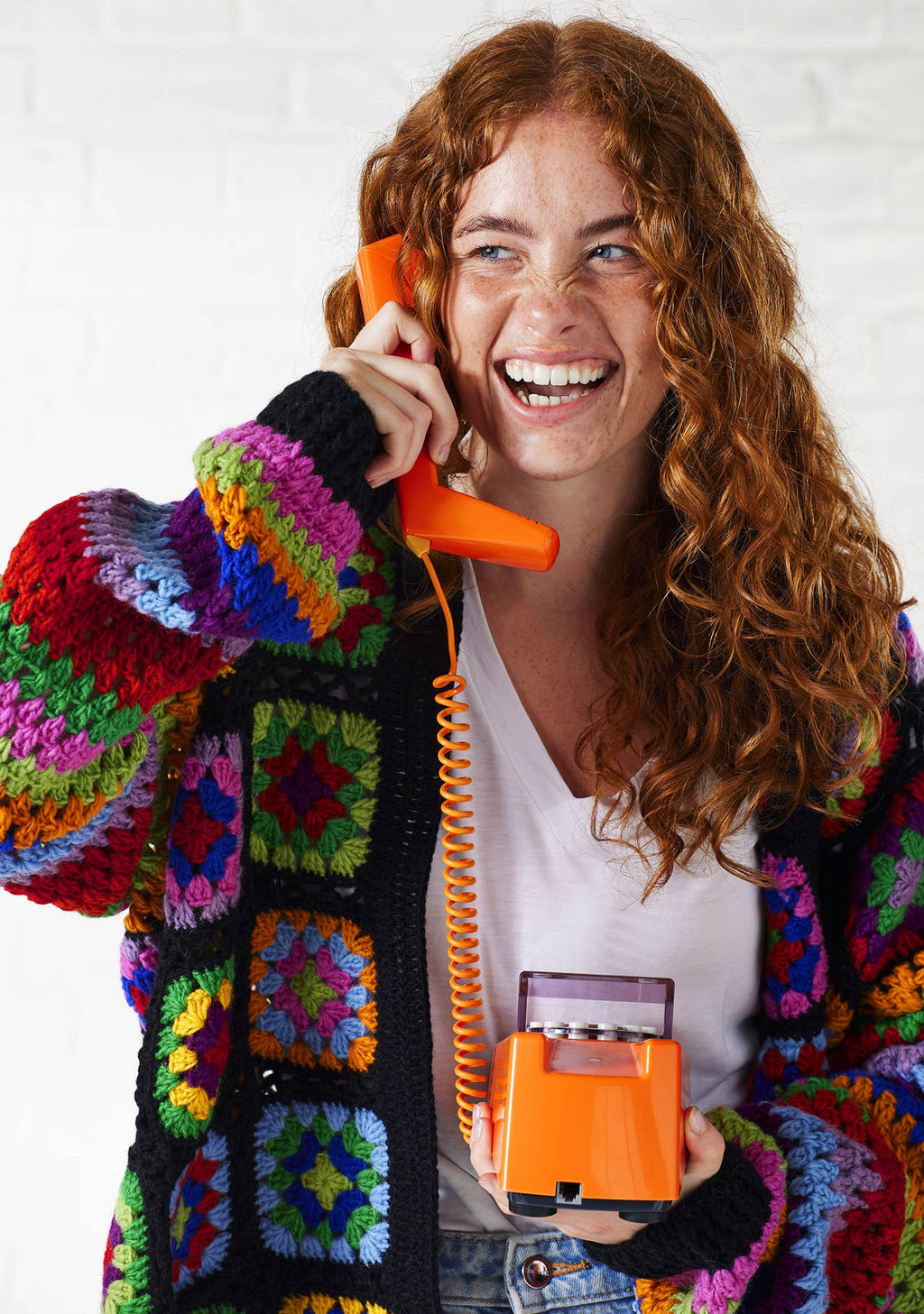 Crochet Rainbow Cardigan
